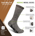 Merino Wool Thermal Hiking Boot Socks